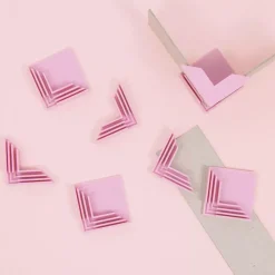 8 Cantoneras para Cartonaje Rosa Craftelier