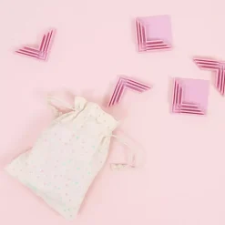 8 Cantoneras para Cartonaje Rosa Craftelier