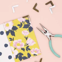 4 Esquineras Metálicas Grandes Rose Gold Craftelier