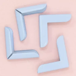 4 Esquineras Metálicas Grandes Baby Blue Craftelier