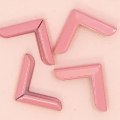 4 Esquineras Metálicas Grandes Bubblegum Craftelier