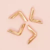 4 Esquineras Metálicas Mini Rose Gold Craftelier