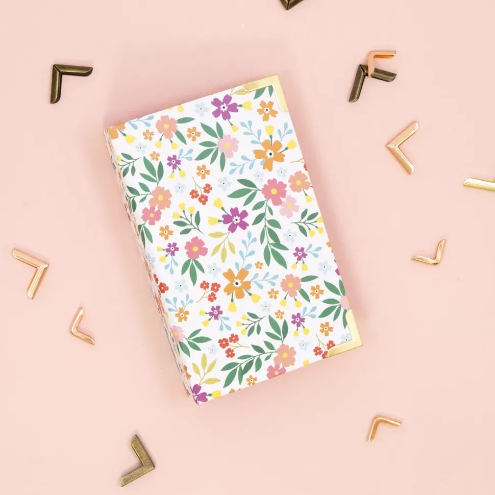 4 Esquineras Metálicas Mini Rose Gold Craftelier