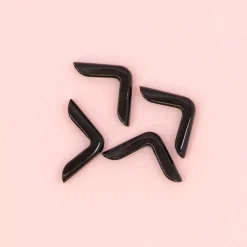 4 Esquineras Metálicas Mini Black Craftelier