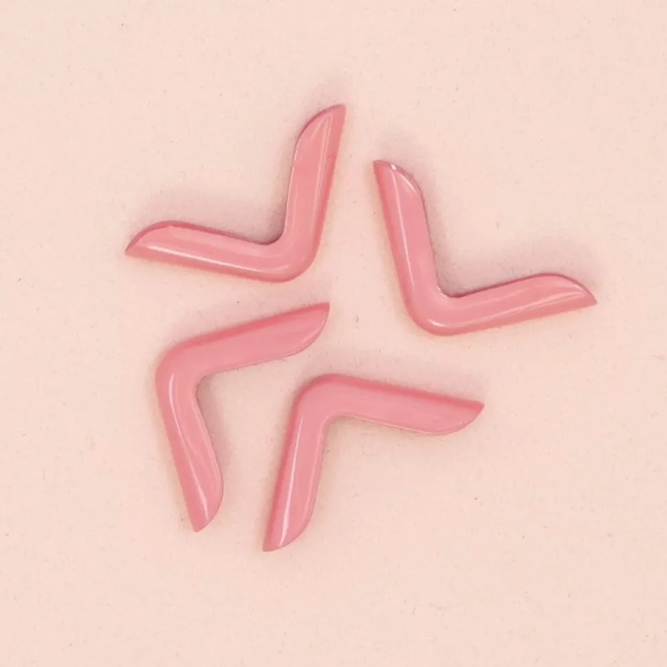 4 Esquineras Metálicas Mini Bubblegum Craftelier