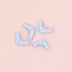 4 Esquineras Metálicas Royal Baby Blue Craftelier