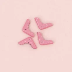 4 Esquineras Metálicas Royal Bubblegum Craftelier