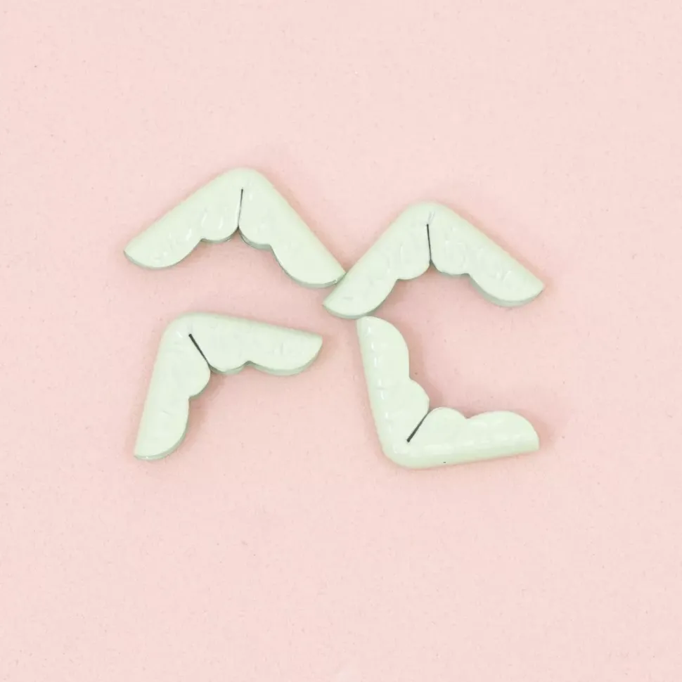 4 Esquineras Metálicas Royal Mint Craftelier