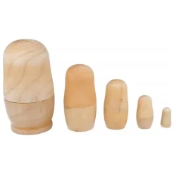 5 Matrioskas de Madera Artemio