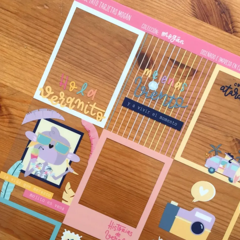 Acetato Tarjetas Mogán Iriri Estudio 30x30cm