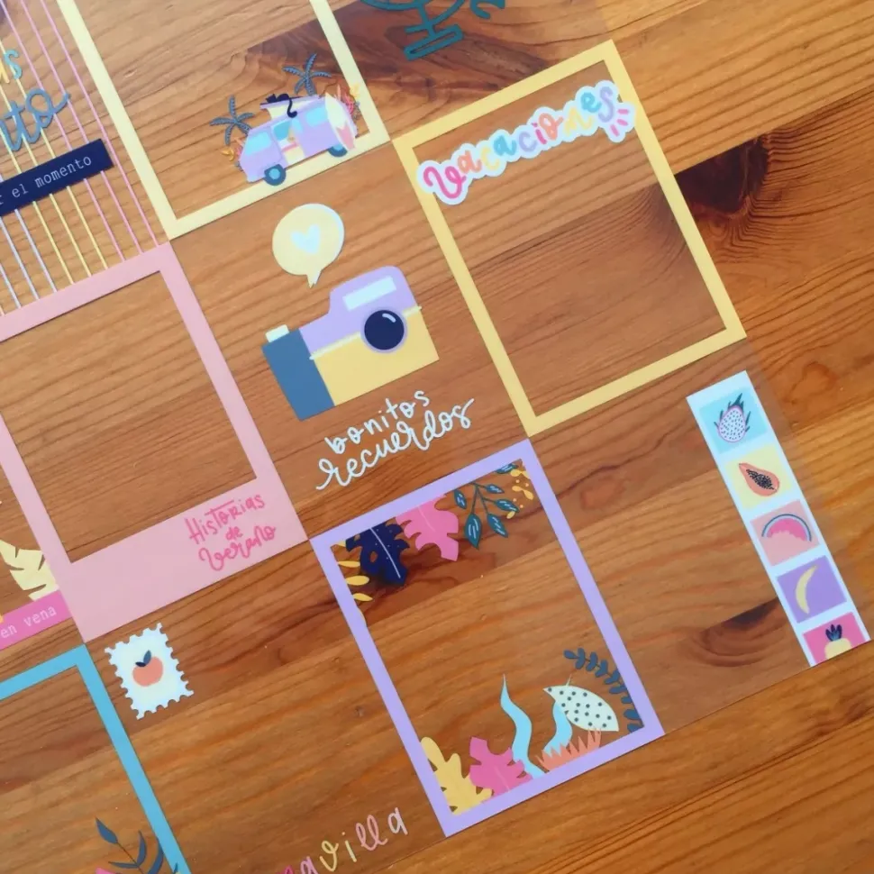 Acetato Tarjetas Mogán Iriri Estudio 30x30cm