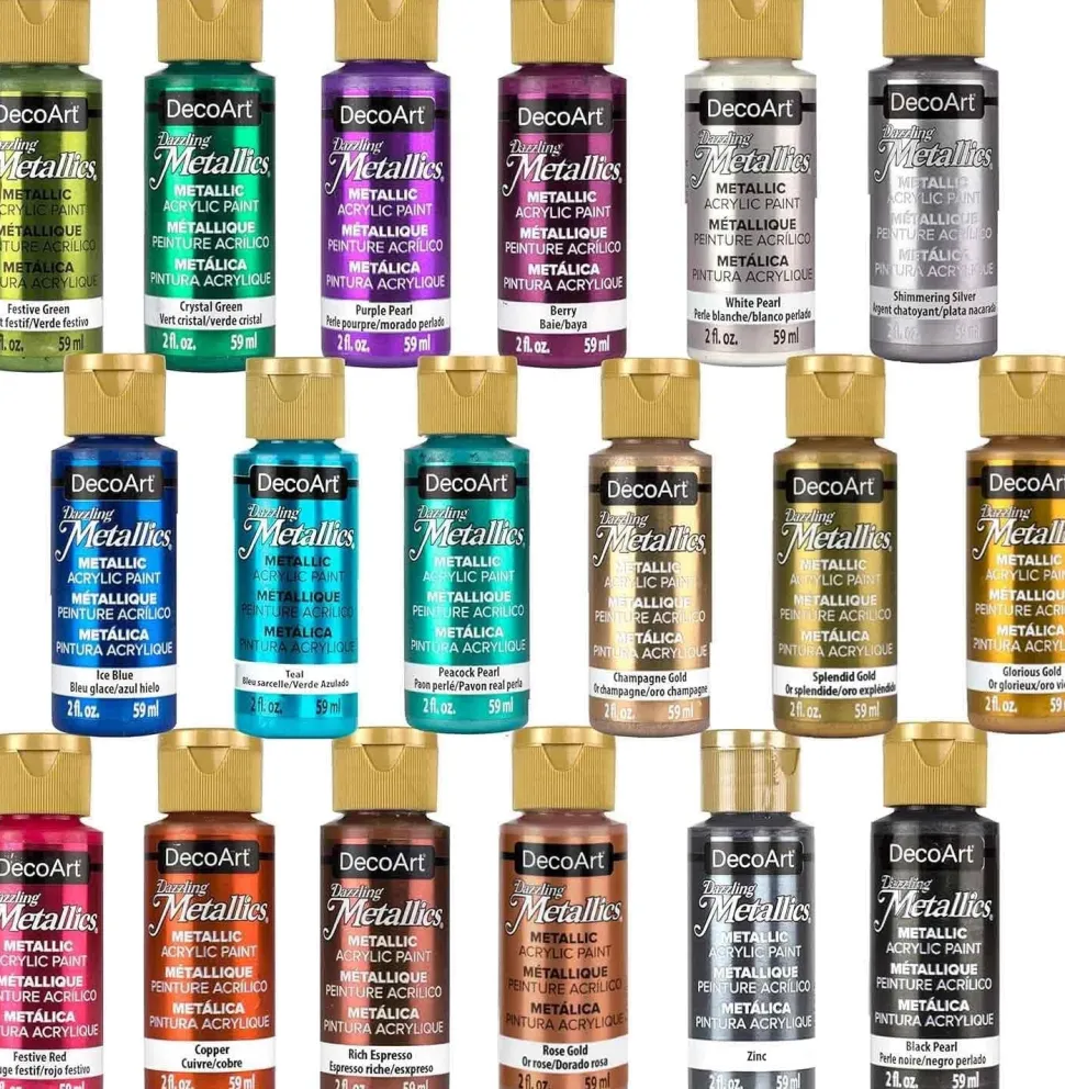 Acrílico Metálico Dazzling Metallics DecoArt 59ml