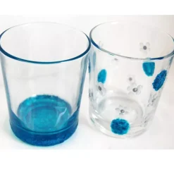 Acrílico purpurina sobre vidrio Americana Crystal Gloss Enamels Glitter DecoArt 59ml