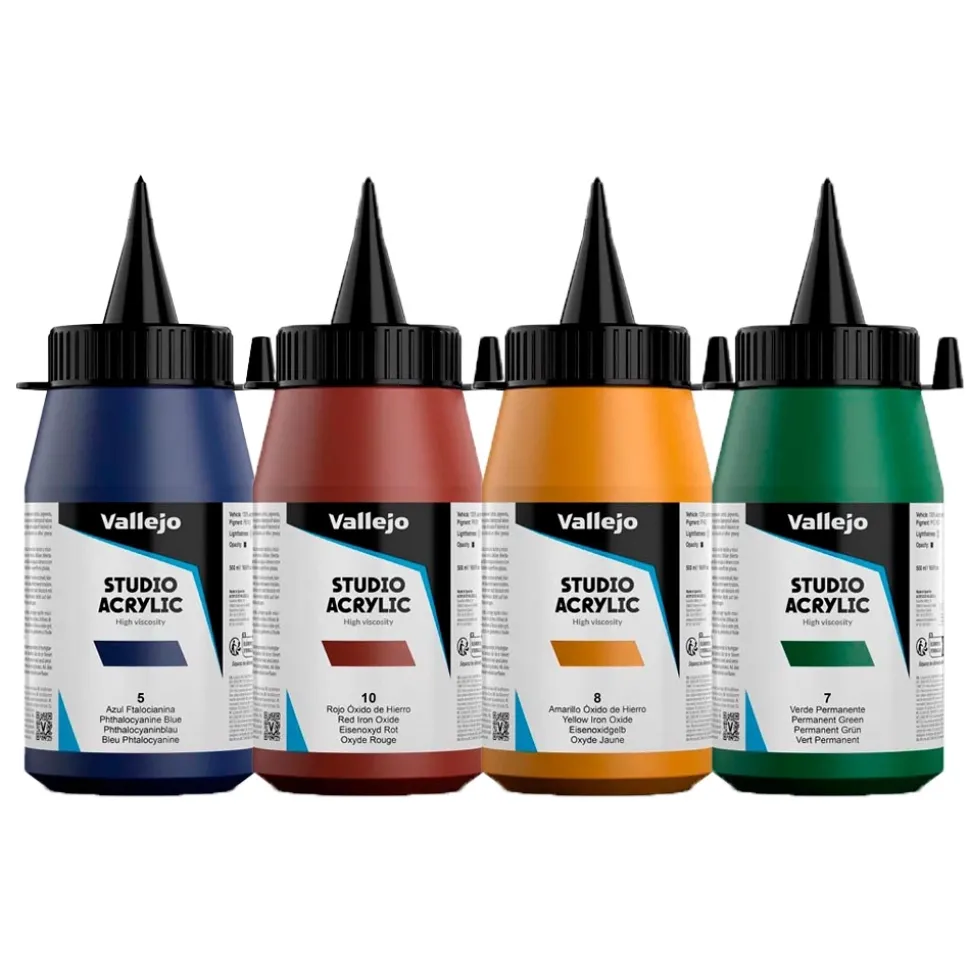Acrílico Studio Acrylic Vallejo 500ml