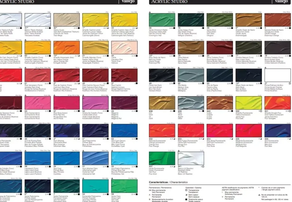 Acrílico Studio Acrylic Vallejo 58ml