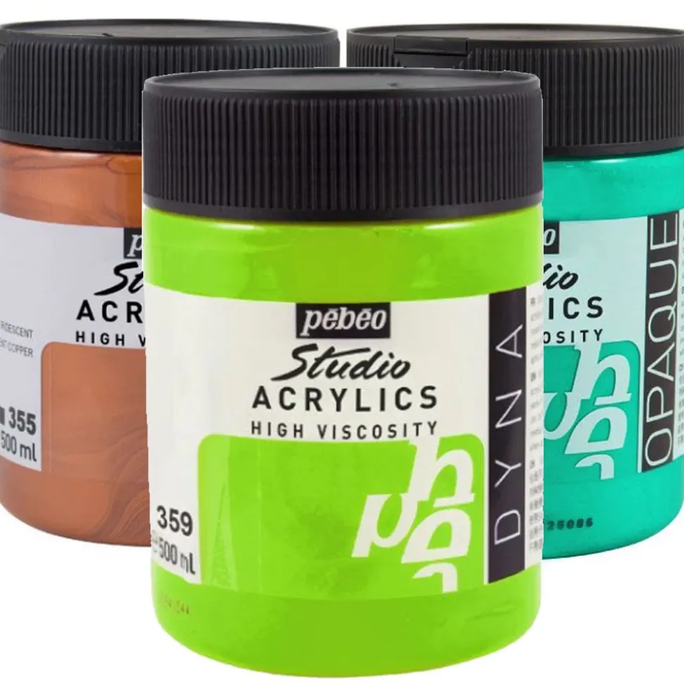 Acrílico Studio Acrylics Alta Viscosidad Pebeo 500ml