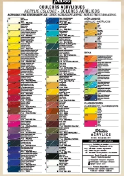 Acrílico Studio Acrylics Alta Viscosidad Pebeo 500ml