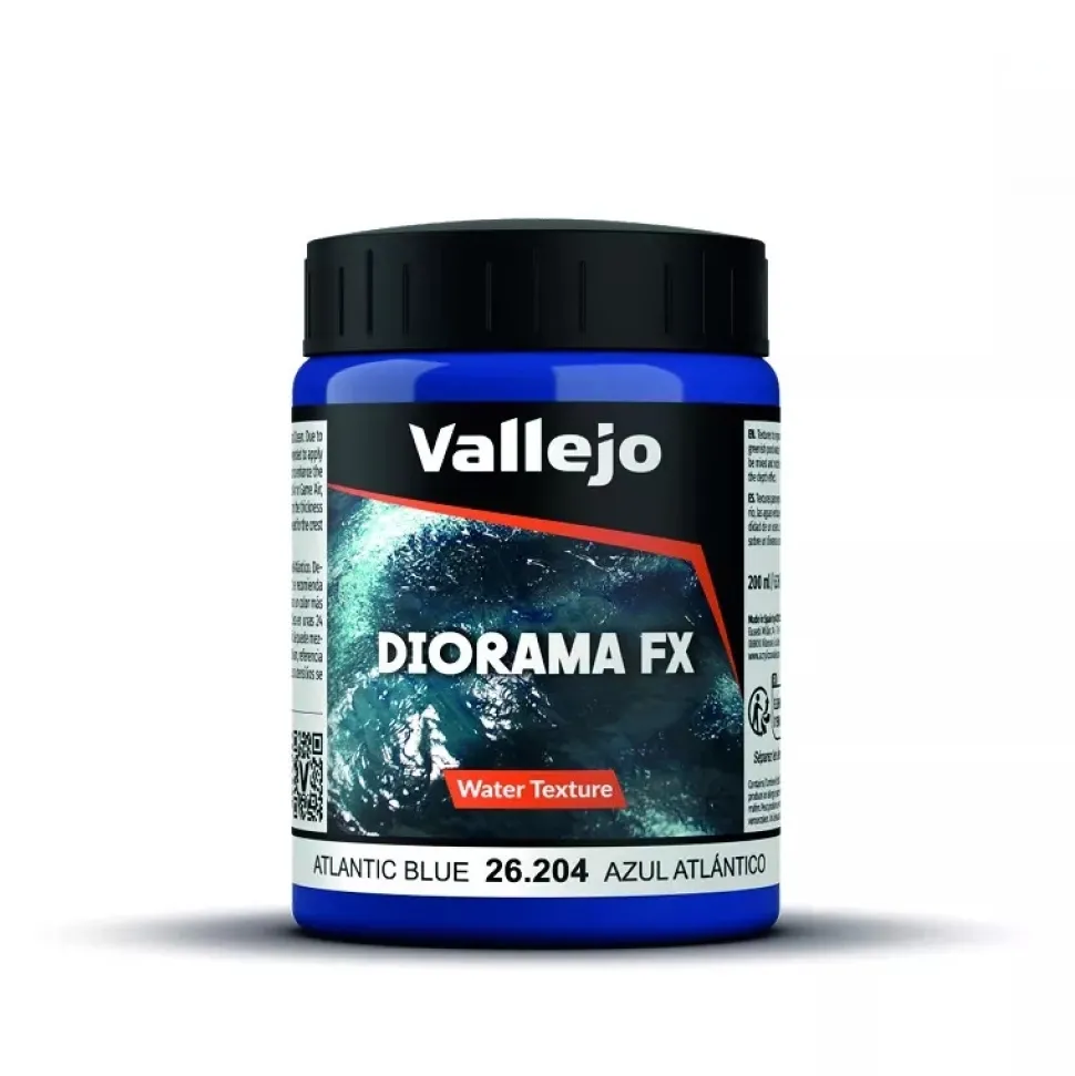 Acrílico Textura 204 Azul Atlántico Diorama FX Vallejo 200ml