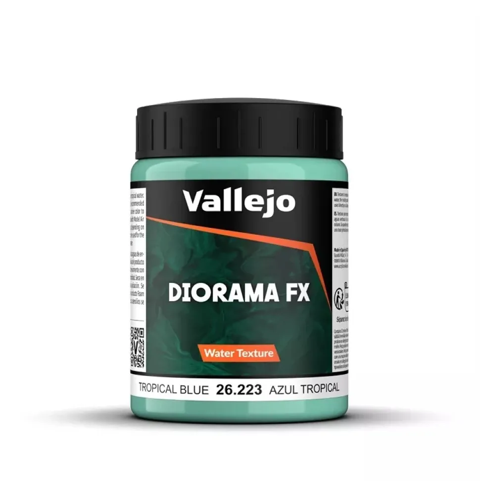 Acrílico Textura 223 Azul tropical Diorama FX Vallejo 200ml