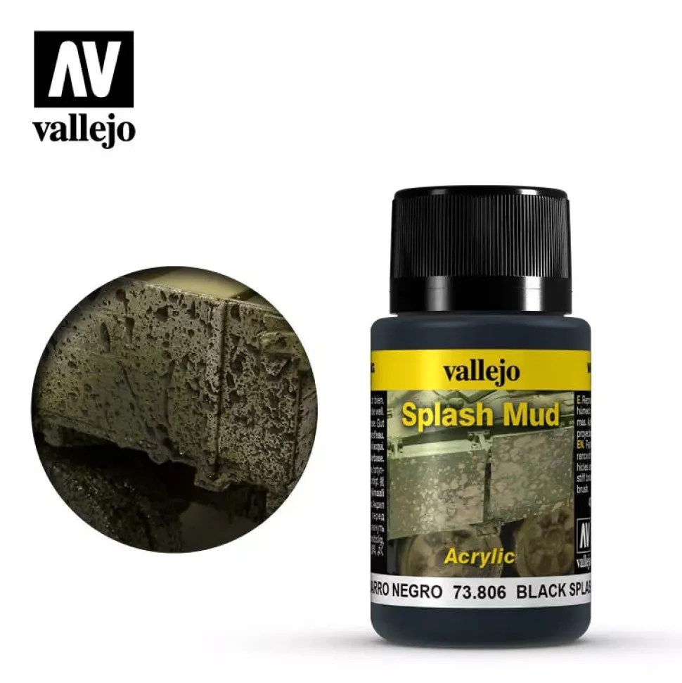 Acrílico Textura 806 Barro Negro Weathering FX Vallejo 40ml