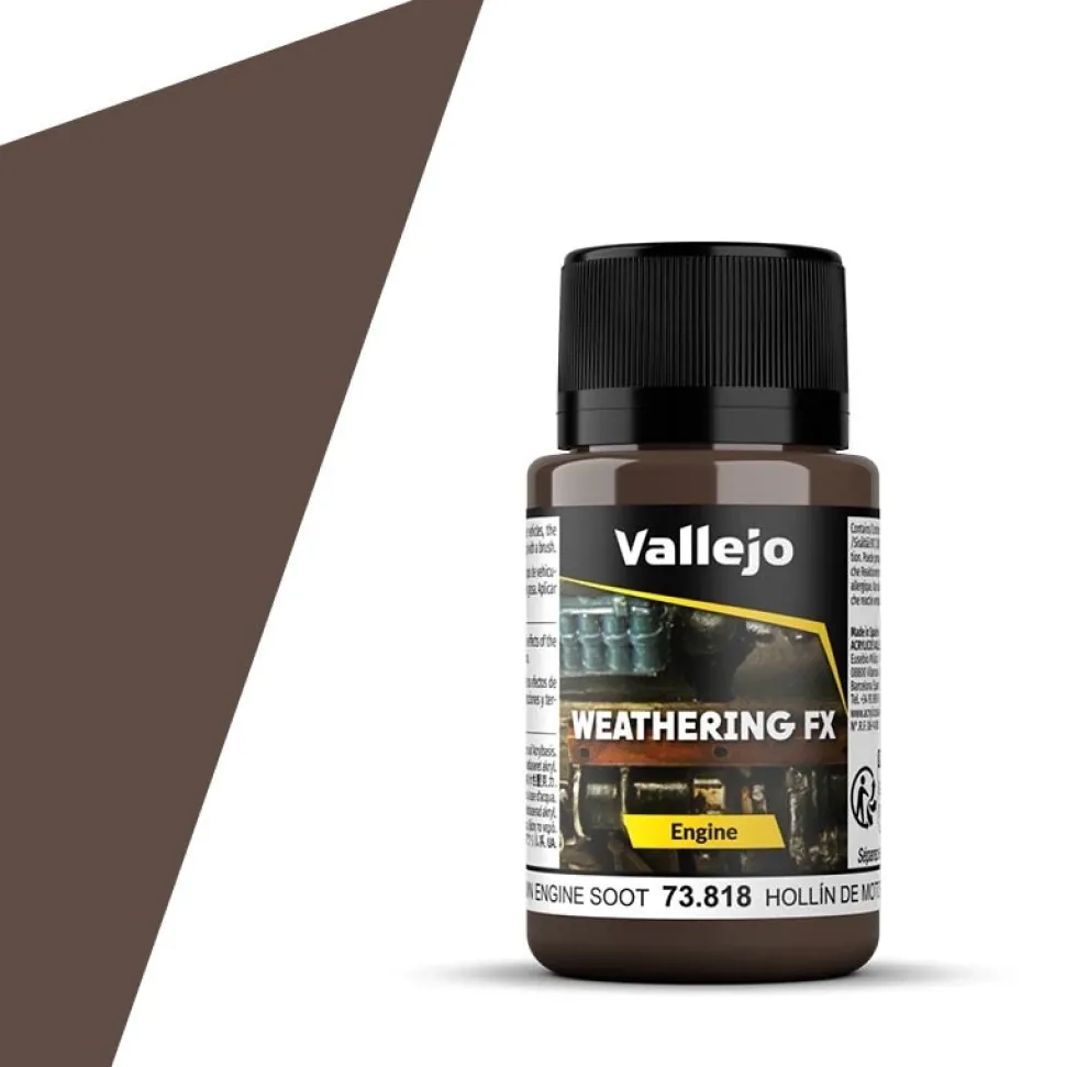 Acrílico Textura 818 Hollín de Motor Weathering FX Vallejo 40ml