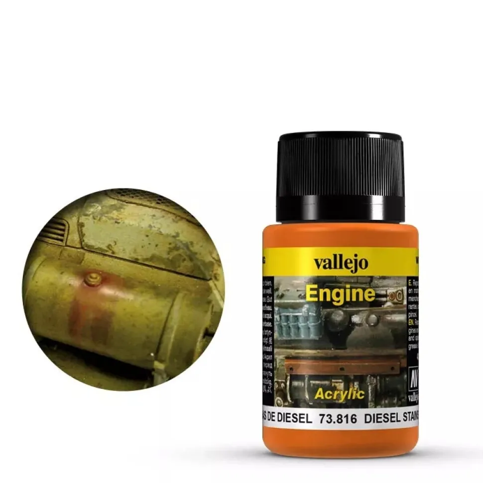 Acrílico Textura 816 Manchas de Diesel Weathering FX Vallejo 40ml