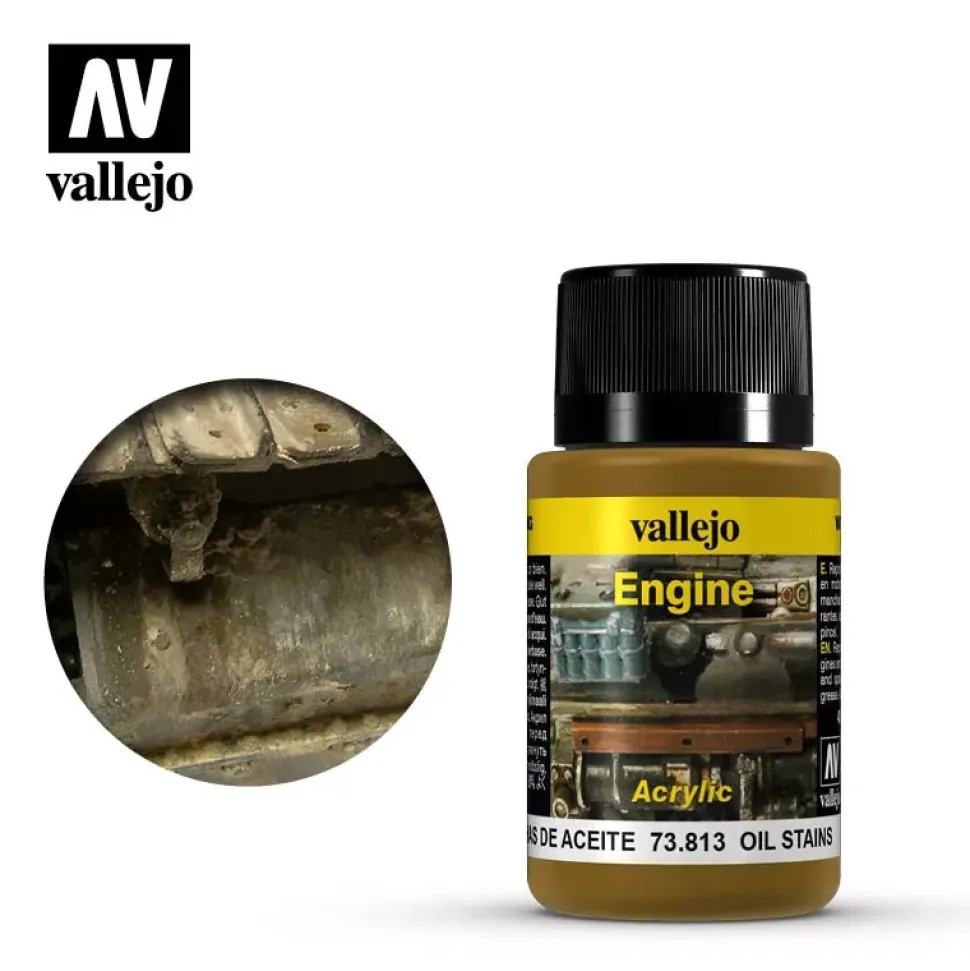Acrílico Textura 813 Manchas de Aceite Weathering FX Vallejo 40ml