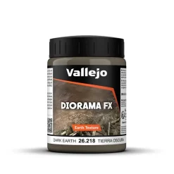 Acrílico Textura 218 Tierra Oscura Diorama FX Vallejo 200ml