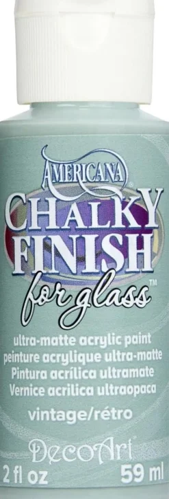 Acrílico tiza para cristal Americana Chalky Finish Glass DecoArt 59ml