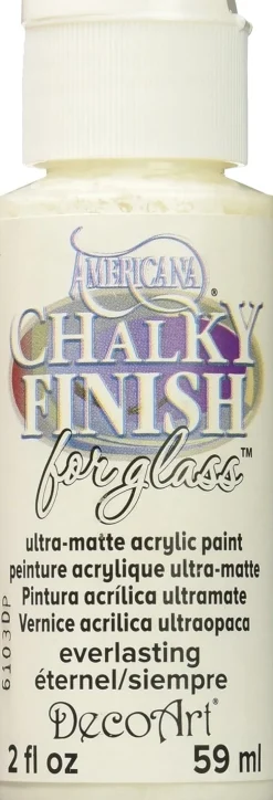 Acrílico tiza para cristal Americana Chalky Finish Glass DecoArt 59ml