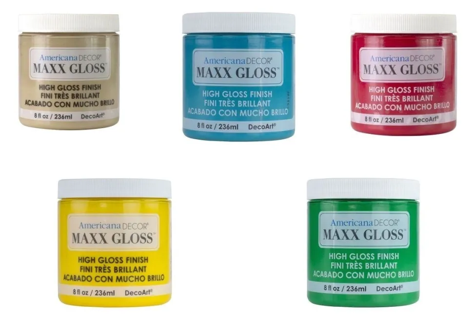 Acrílico ultra brillante Americana Decor Maxx Gloss DecoArt 236ml