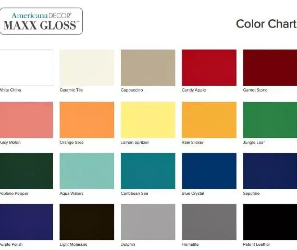 Acrílico ultra brillante Americana Decor Maxx Gloss DecoArt 236ml