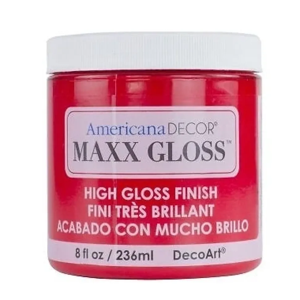 Acrílico ultra brillante Americana Decor Maxx Gloss DecoArt 236ml