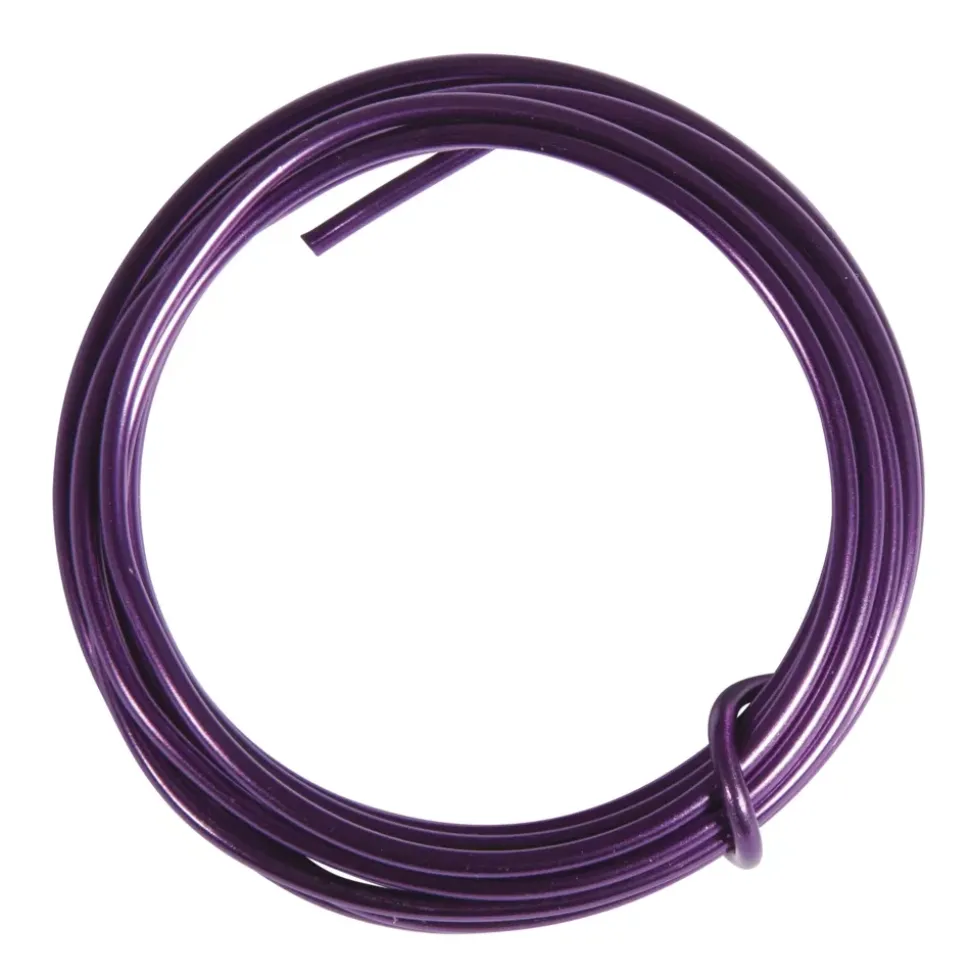 Alambre de Aluminio Violeta Rayher 2m