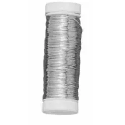 Alambre Plateado con núcleo de Cobre Rayher 0,40mm