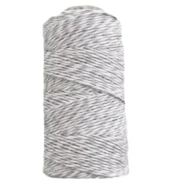 Algodón Encerado para Scrapbooking Blanco y Gris CasaSol 140m