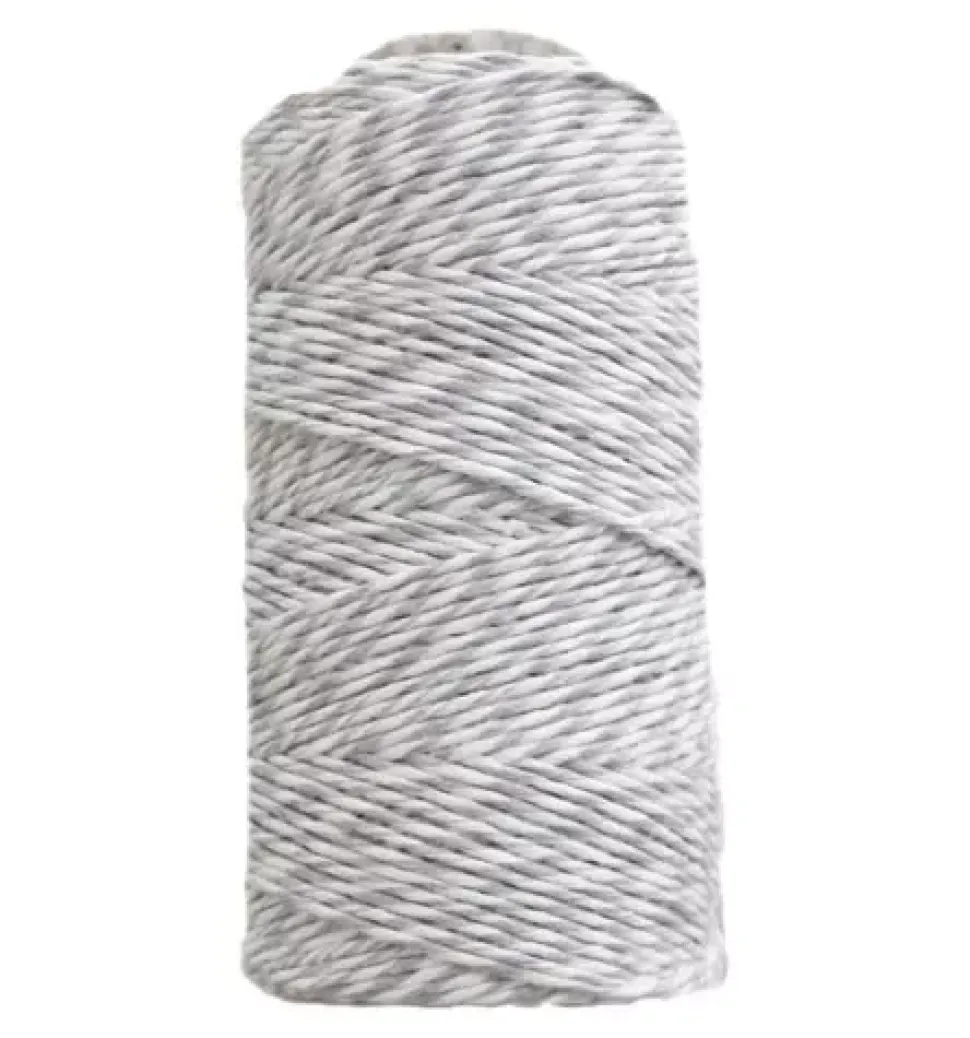 Algodón Encerado para Scrapbooking Blanco y Gris CasaSol 140m