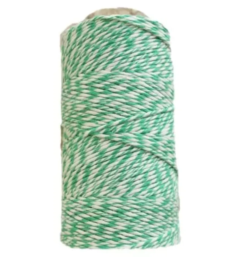 Algodón Encerado para Scrapbooking Blanco y Verde CasaSol 140m