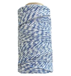 Algodón Encerado para Scrapbooking Blanco y Azul CasaSol 140m