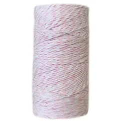 Algodón Encerado para Scrapbooking Blanco y Rosa CasaSol 140m