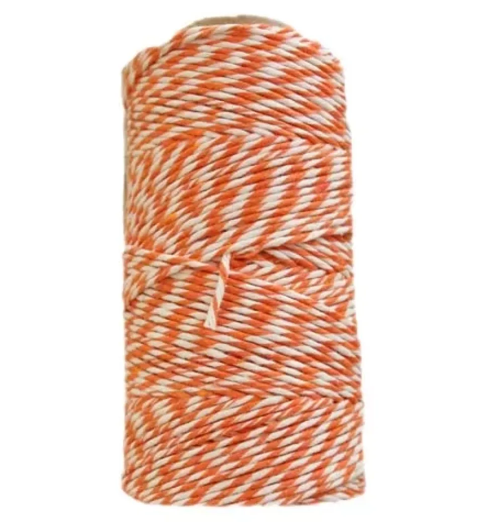 Algodón Encerado para Scrapbooking Blanco y Naranja CasaSol 140m