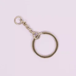 Anilla de llavero con cadena Silver Craftelier