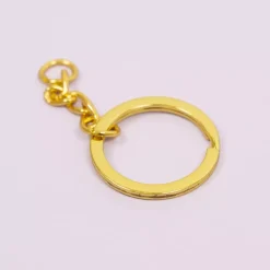 Anilla de llavero con cadena Gold Craftelier