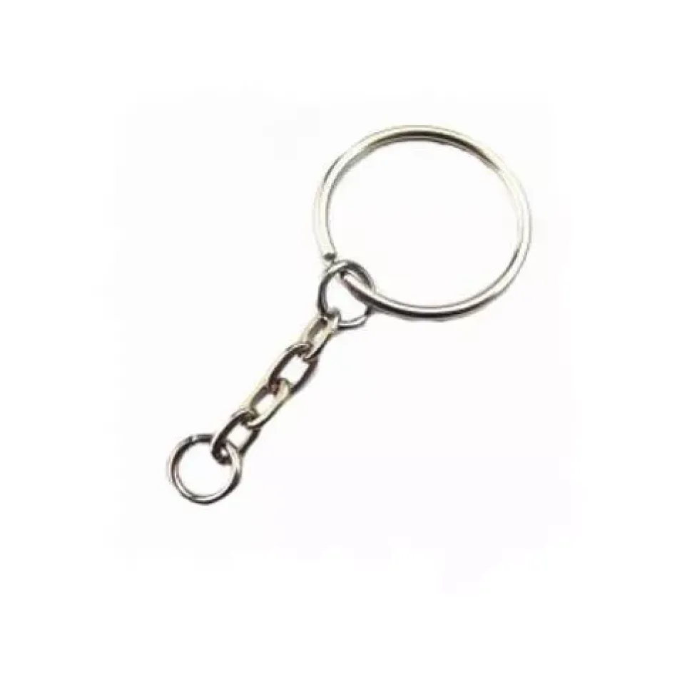 Anilla de llavero con cadena (10 unidades)