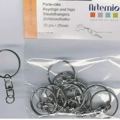 Anilla de llavero con cadena (10 unidades) 14020014