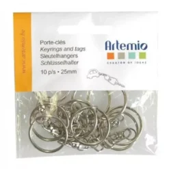 Anilla de llavero con cadena (10 unidades) 14020014