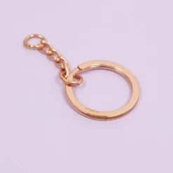 Anilla de llavero con cadena Rose Gold Craftelier