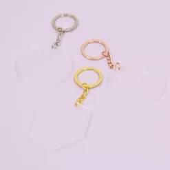 Anilla de llavero con cadena Rose Gold Craftelier