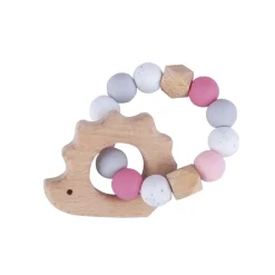 Anillo de agarre de Madera Erizo Rosa Rayher