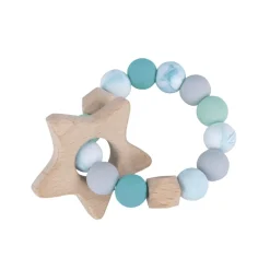 Anillo de Agarre de Madera Estrella Menta Rayher